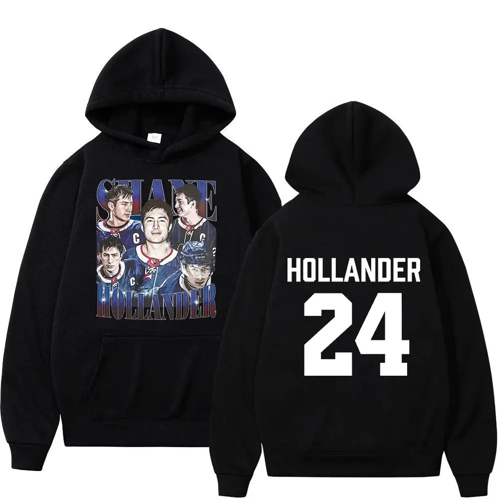 Heated Rival Shane Hollander 24 Hoodie 2026 Autumn Winter Men's Women's Cotton Oversized Hoodie Street Wear Y2K Men's Hoodie