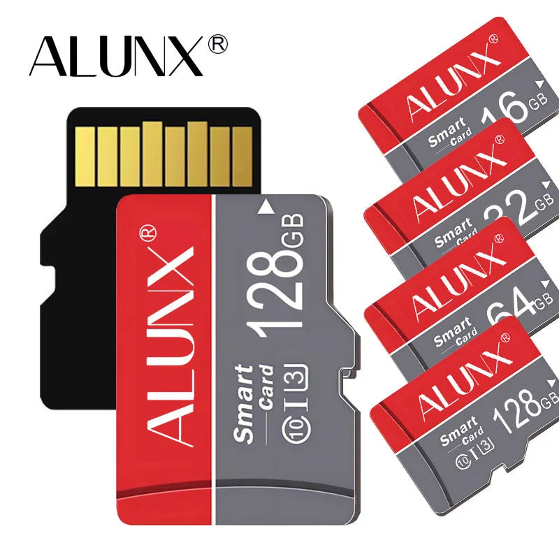 ALUNX High Speed 128G SD Memory Card Class 10 Micro TF flash usb pen drive card8GB 16GB 32GB 64GB for Smartphone UAV monitor