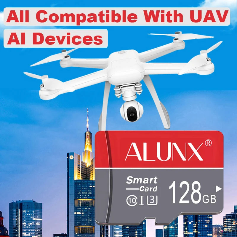 ALUNX High Speed 128G SD Memory Card Class 10 Micro TF flash usb pen drive card8GB 16GB 32GB 64GB for Smartphone UAV monitor