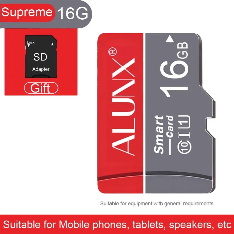 ALUNX High Speed 128G SD Memory Card Class 10 Micro TF flash usb pen drive card8GB 16GB 32GB 64GB for Smartphone UAV monitor