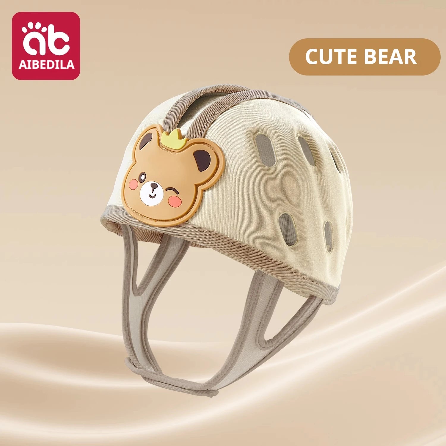 AIBEDILA Cute Toddler Head Protector Baby Safety Protective Infant Helmet Learn to Walk Kids Safety Helmet for Play Cycling