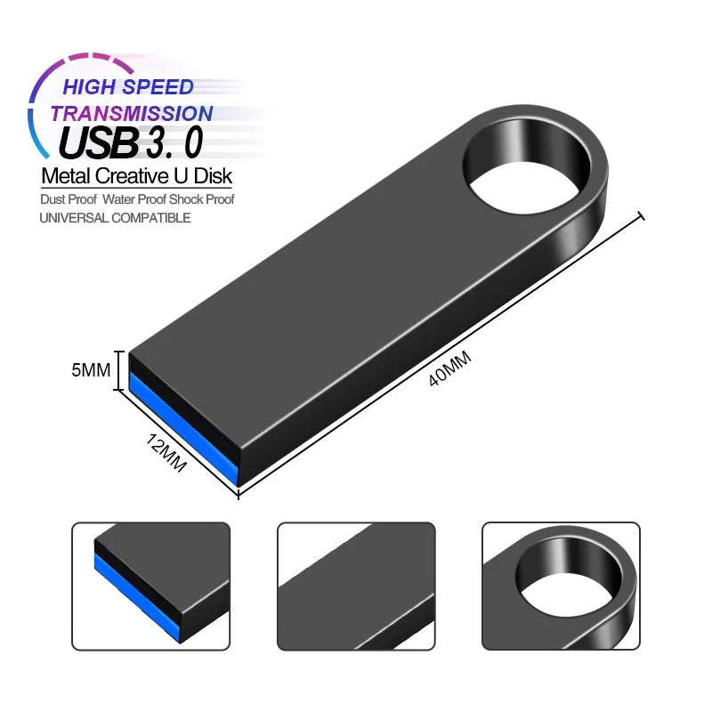 3.0 Hi-Speed USB Flash Drive 128GB 64GB 32GB 16GB Pen Drive 128gb 64gb USB Memory Stick 32gb 16gb Pen Flash Drive for  Micro/PC