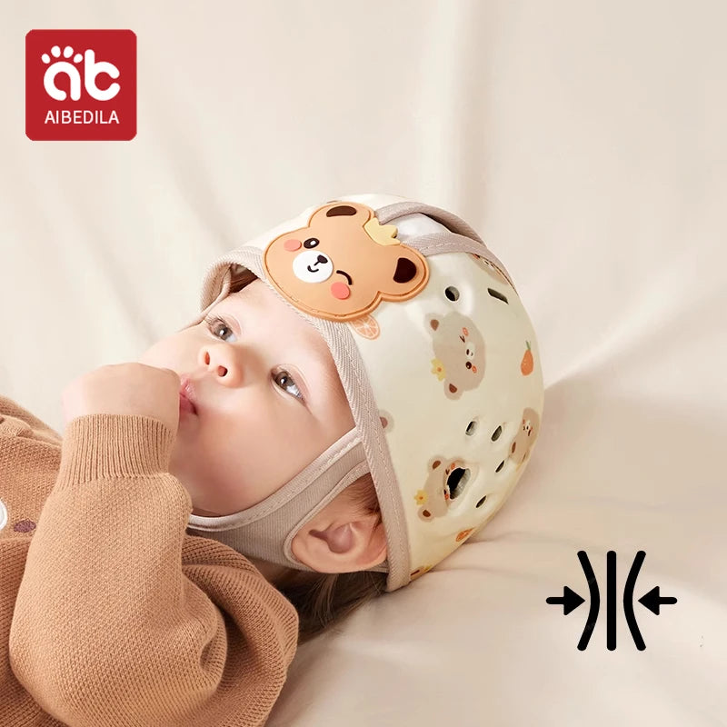 AIBEDILA Cute Toddler Head Protector Baby Safety Protective Infant Helmet Learn to Walk Kids Safety Helmet for Play Cycling
