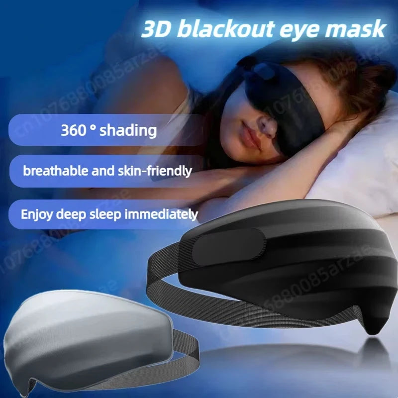 Eye Mask Sleep 3D Stereoscopic Sleep Aid For Men Women Adult Sleeping Block Out Light Relieve Fatigue Travel Blindfold