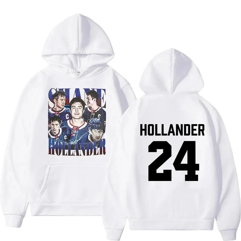 Heated Rival Shane Hollander 24 Hoodie 2026 Autumn Winter Men's Women's Cotton Oversized Hoodie Street Wear Y2K Men's Hoodie