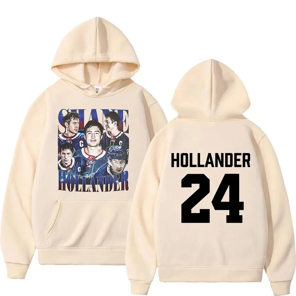 Heated Rival Shane Hollander 24 Hoodie 2026 Autumn Winter Men's Women's Cotton Oversized Hoodie Street Wear Y2K Men's Hoodie