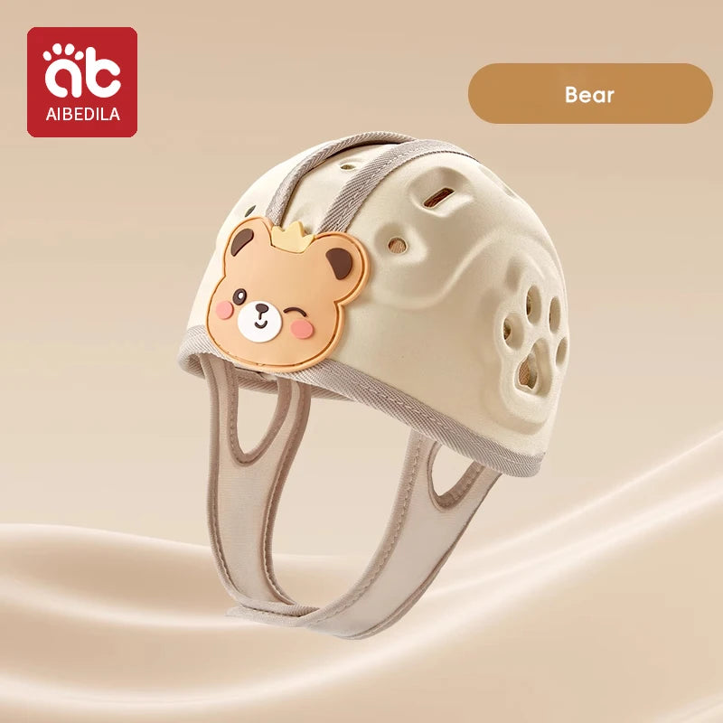 AIBEDILA Cute Toddler Head Protector Baby Safety Protective Infant Helmet Learn to Walk Kids Safety Helmet for Play Cycling